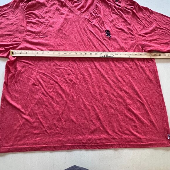 Lions Crest mens t-shirt red Brightne English Laundry casual sport plus size 4X - Picture 13 of 15